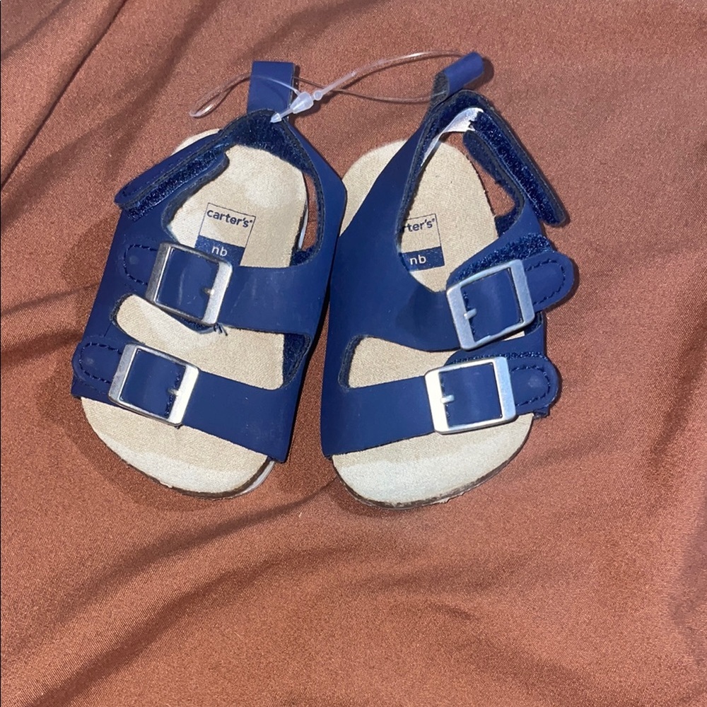 Carter's Navy Blue Kids Sandals with Buckles